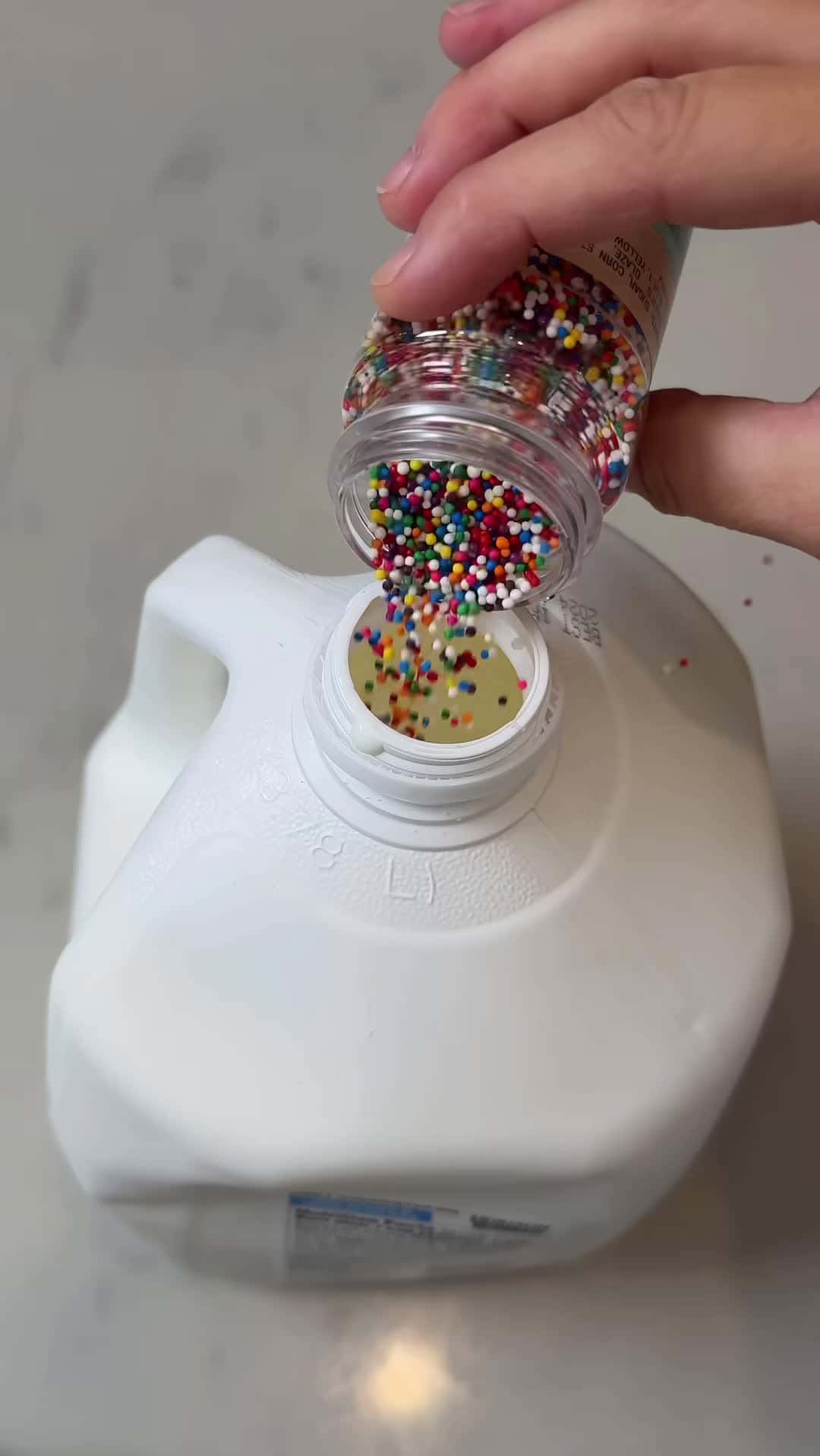 Cover for The only way my kid will drink milk #mom #momlife #moms #milk #toddler #toddlerlife #toddlermom #parenting #sprinkles #motherhood #momsoftiktok