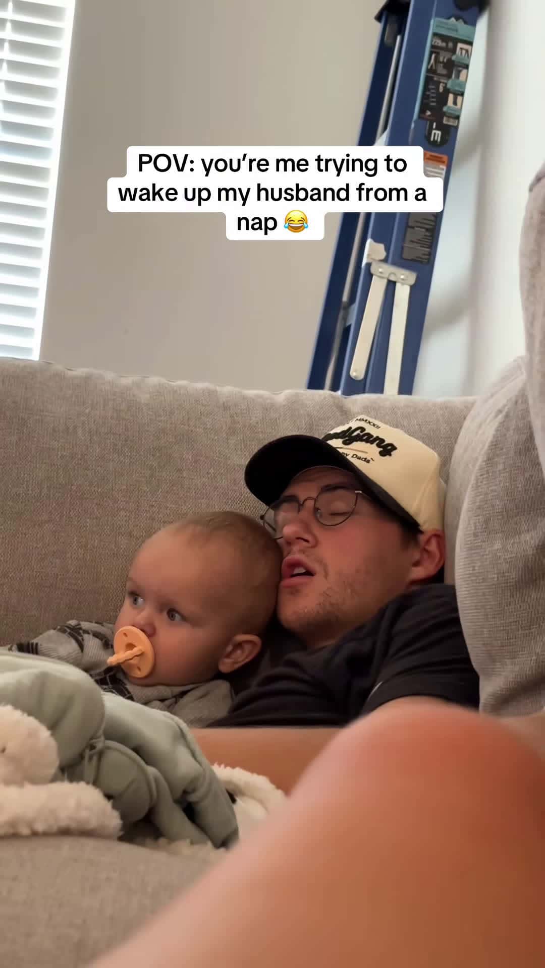 Cover for i cant make this stuff up lol #theploofs #parents #sleeptalking #baby #naptime #husband @DadNamedRyan