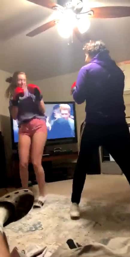 Cover for She dropped him 😂😂😂😂😂   #caughtoncamera #fightcam #knockout #viral #fyp #scoopz