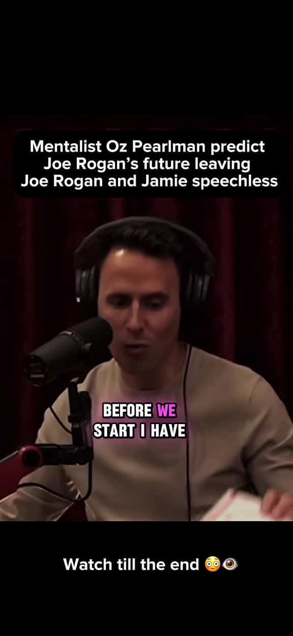 Cover for Mentalist Oz Pearlman joins Joe Rogan and stuns him with a series of mind-blowing predictions and psychological tricks. Using sharp intuition and sleight of mind, Oz predicts Joe’s choices and future in a way that leaves everyo...