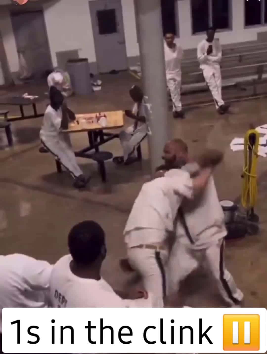 Cover for Actually a 1on1💯  #fightcam #caughtoncamera  #prison 