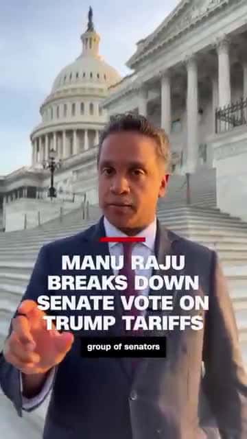 Cover for Manu Raju breaks down Senate vote on Tru