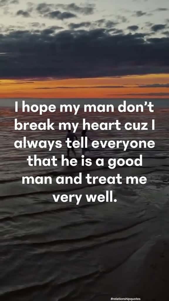 Cover for I really hope my man never breaks my heart Because I always speak so highly of him how goo 68830 #followMe