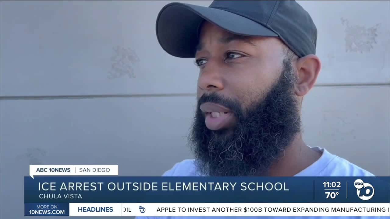 Cover for ICE agents detain parent near elementary school during morning drop-off