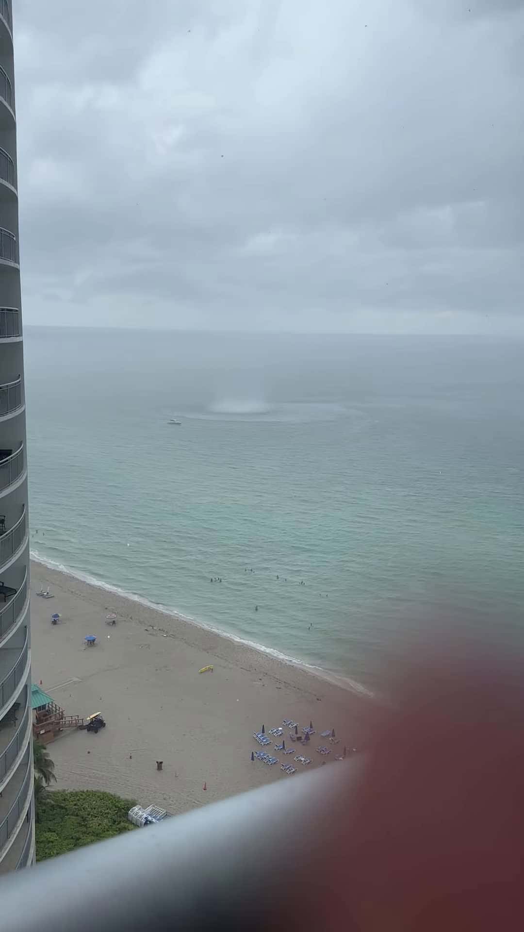 Cover for #FirstVideoChallenge Ladys Reaction to Waterspout Getting Close to Boat.