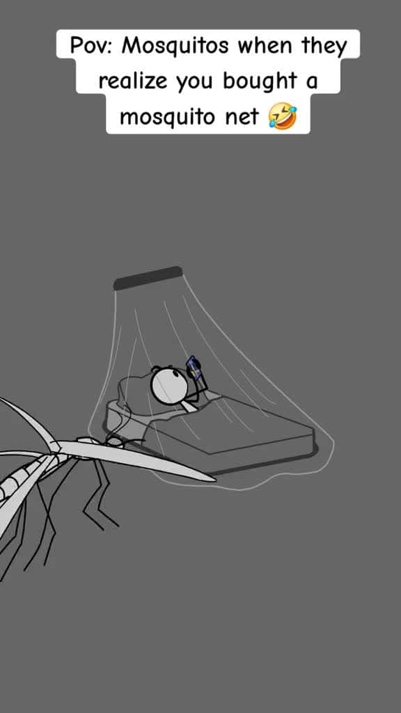 Cover for Mosquitos when they realize you bought a mosquito net blockblast fyp animation animationme 82625 #shortvideosscoopz