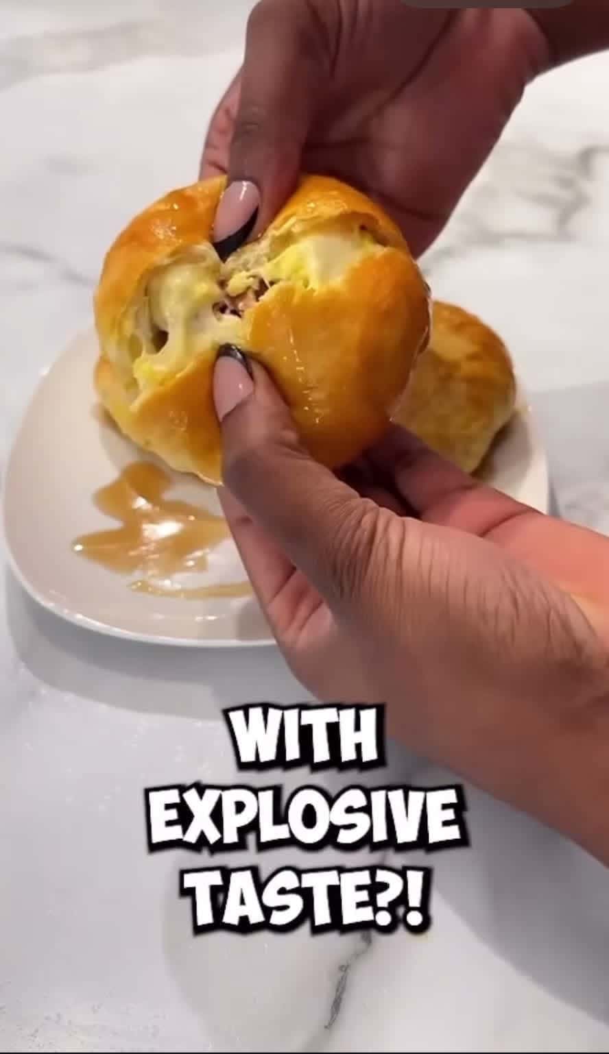 Cover for Fire biscuit breakfast bombs  #fyp #food