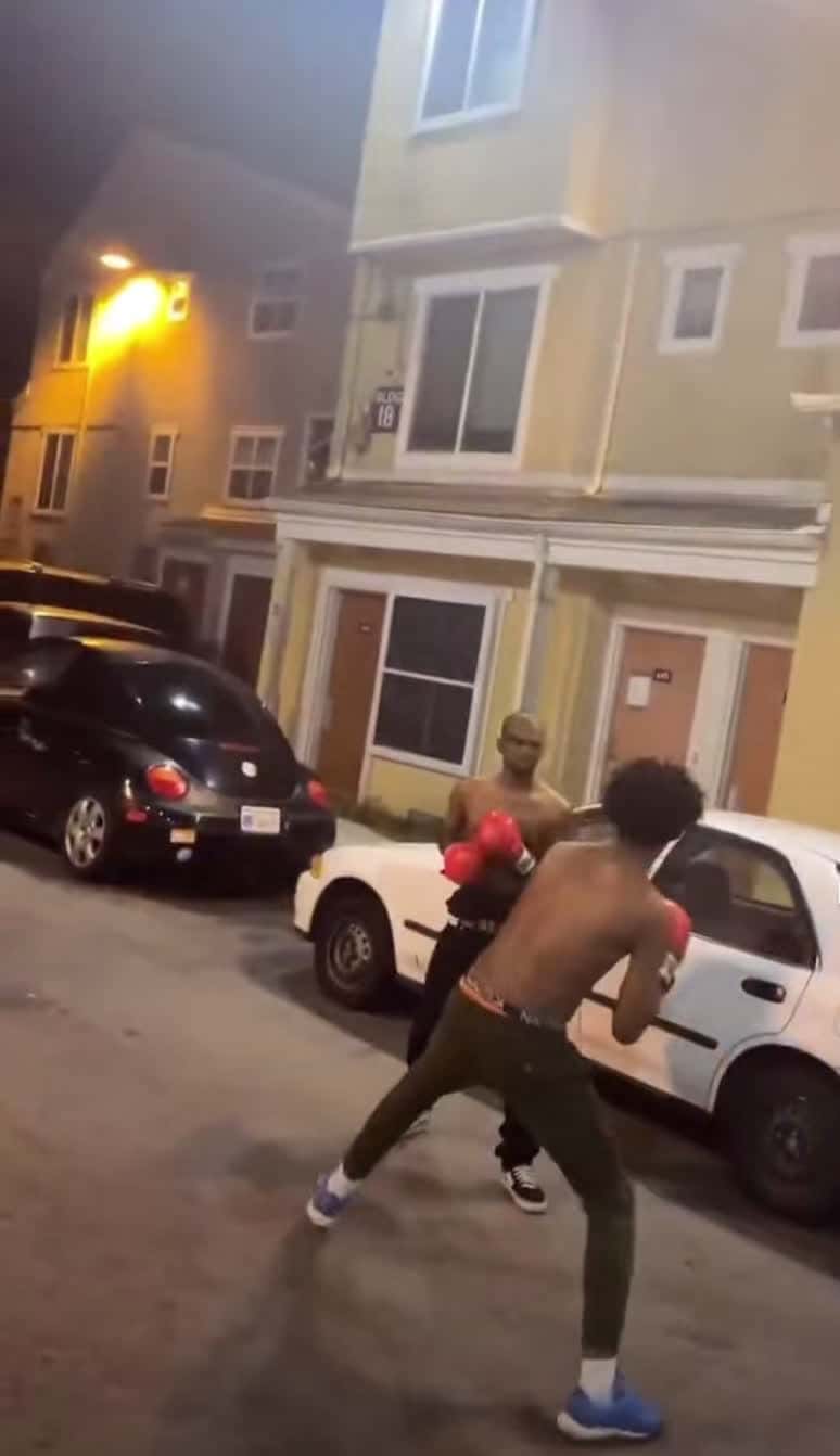 Cover for #FirstVideoChallenge why did he fold like that? #fighting  #fight