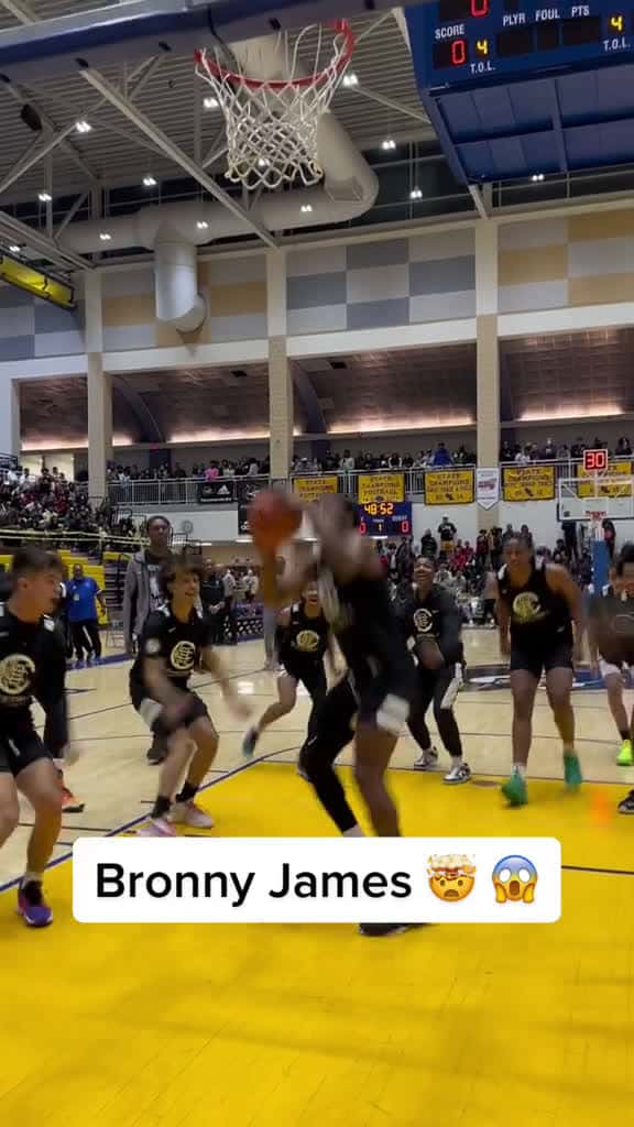 Cover for Oh wow  bronny bronnyjames lebron lebronjames ote overtime basketball espn viral  61198 #ilovescoopz