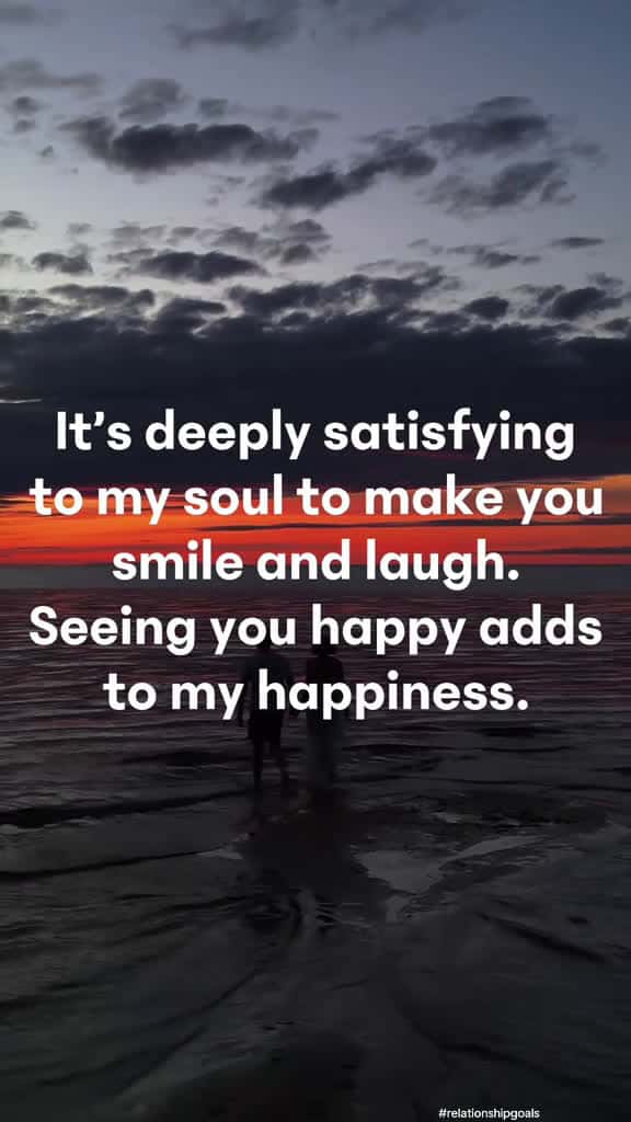 Cover for It s deeply satisfying to my soul to be the reason you smile and laugh. Your happiness isn 24094 #nicevideo