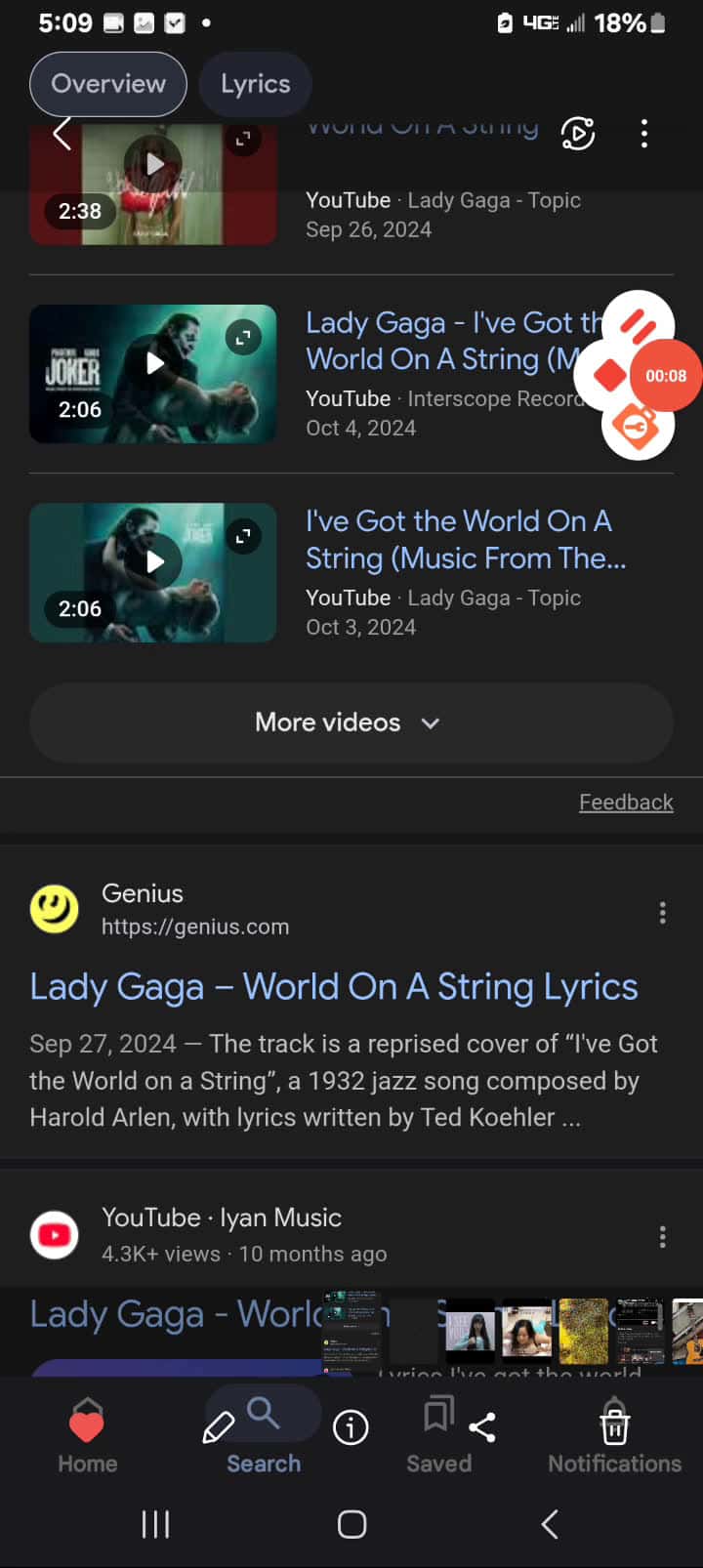 Cover for Lady GaGa it would bee amazing to sing along w you♎️🐝Really