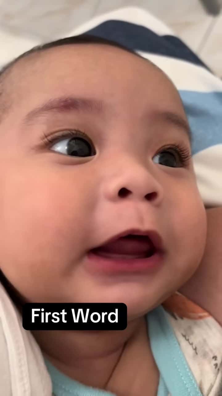 Cover for Babies First Word 👼 #baby #babies #babytok #babiesoftiktok #babyfirstword #firstword #funny #humore #wholesome #fyp