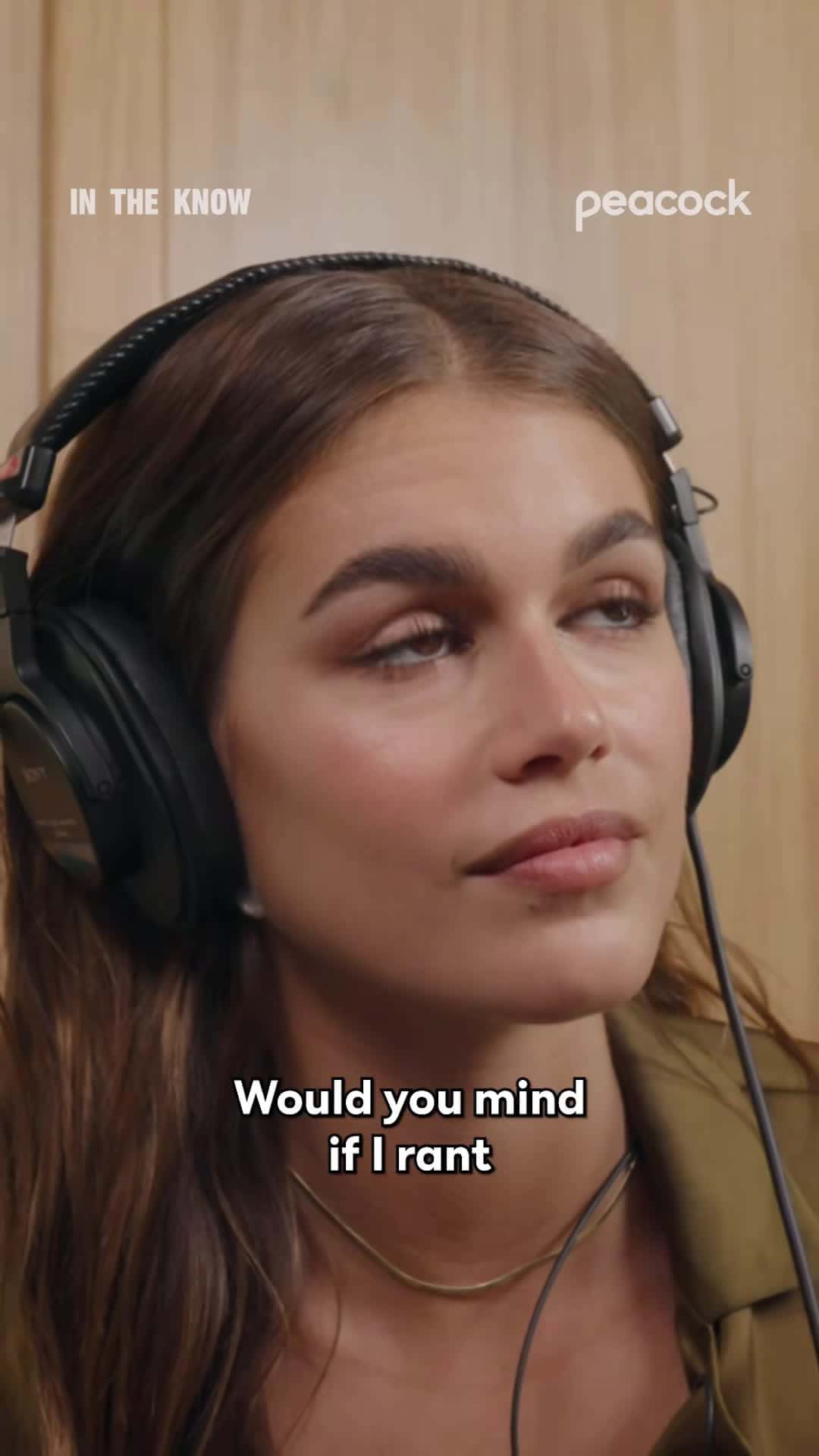 Cover for What men WANT. Stream “In The Know” on Peacock to watch the full Kaia Gerber interview.