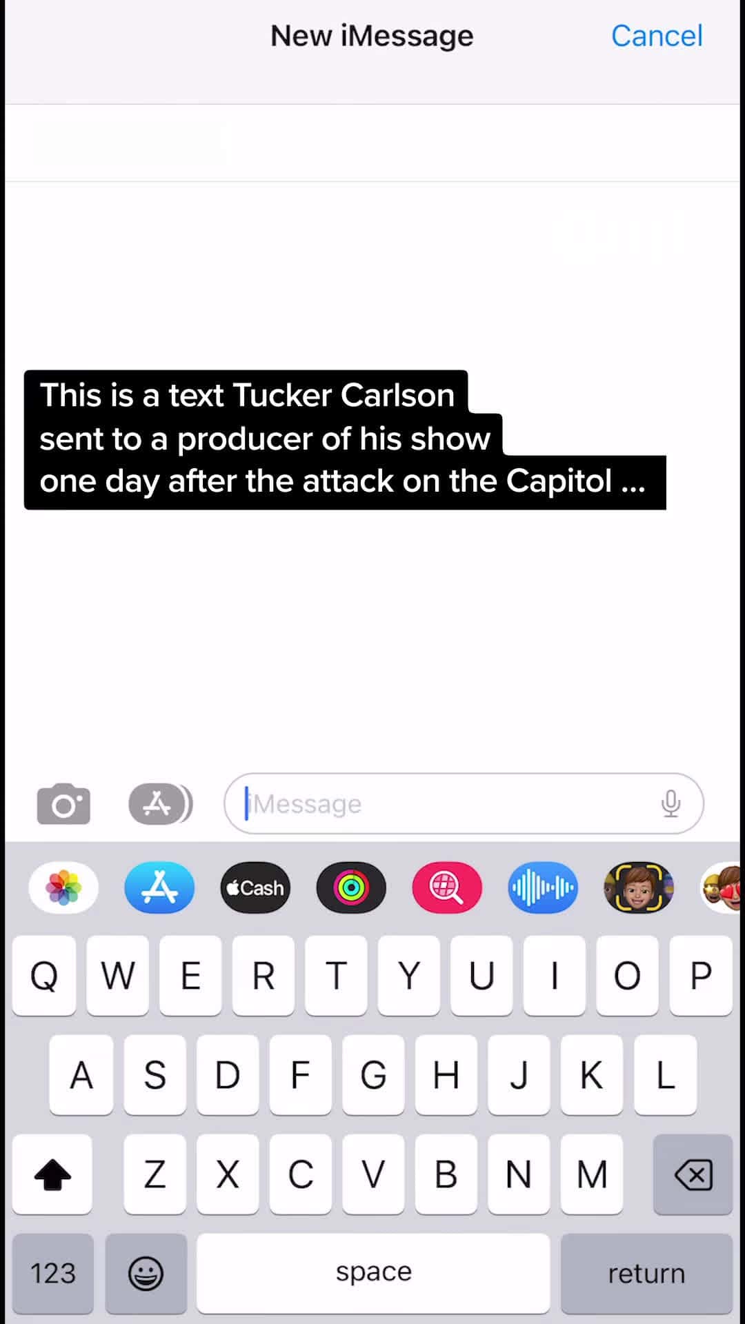 Cover for Tucker Carlson’s “it’s not how white men fight” text to a producer contributed to his ultimate firing from Fox News … #news #politics #fyp