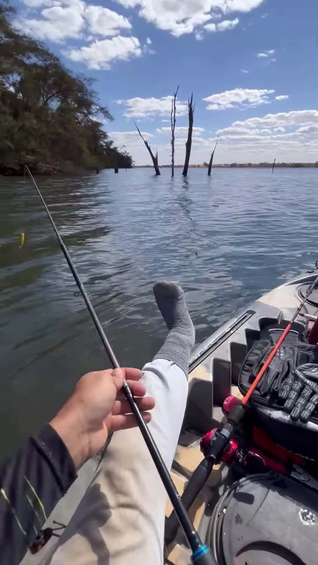 Cover for #FirstVideoChallenge Tornado Spotted During Mans Ordinary Fishing Day.