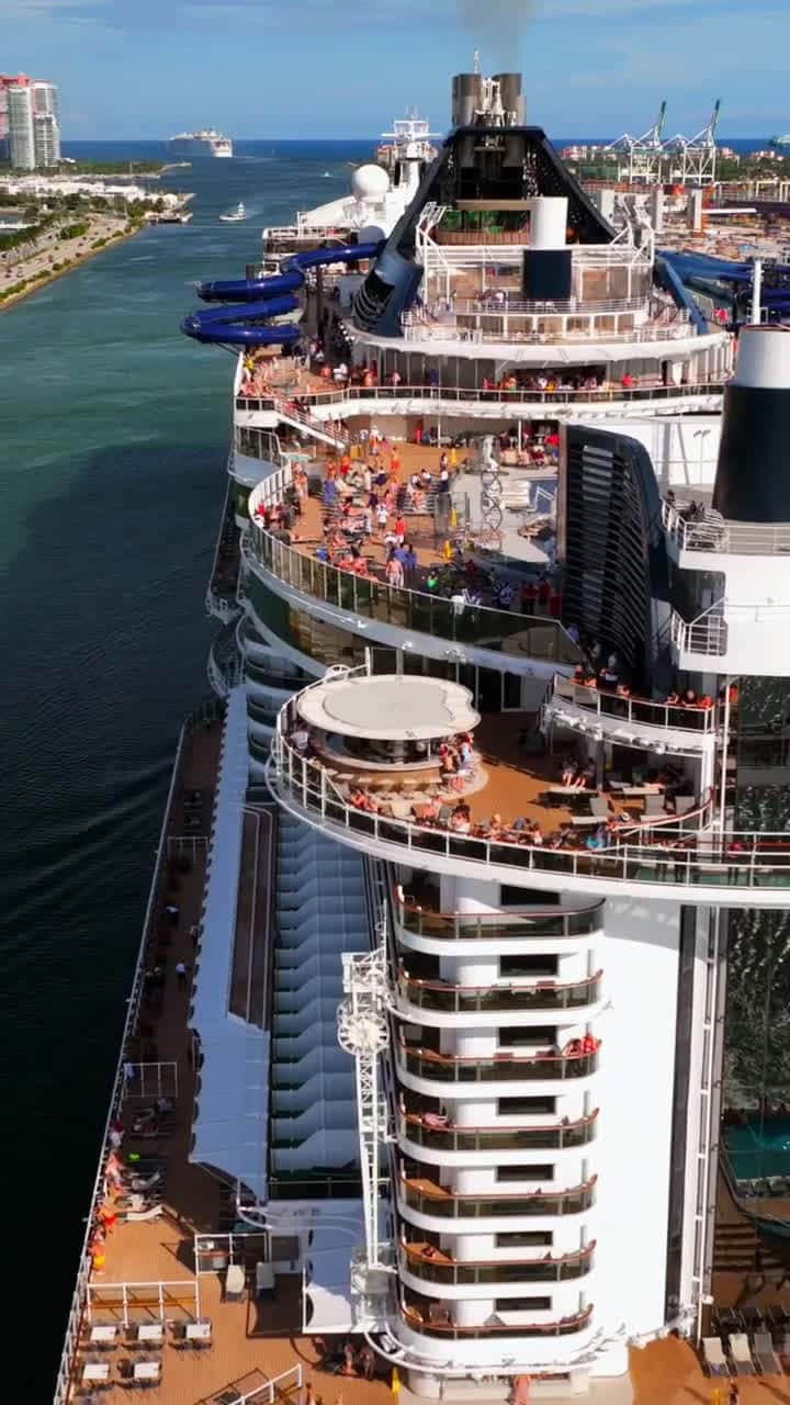 Cover for MSC Seashore 😍😍#shiplaunch #shiplaunching #bigship #cruises #cruiselife