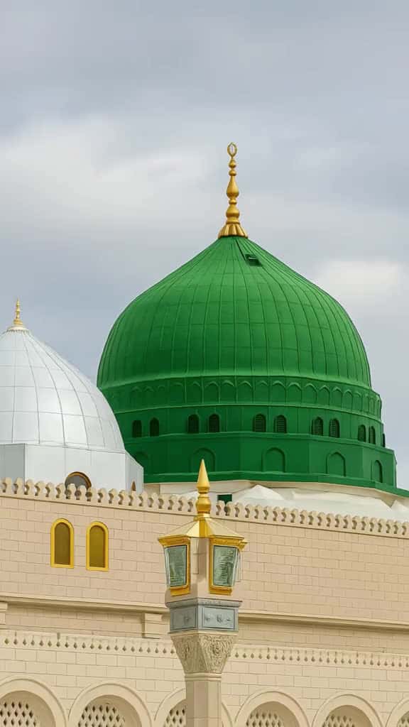 Cover for . Madina The city of the prophet shines bright a beacon of faith. where Islam history take 94518 #shortvideos