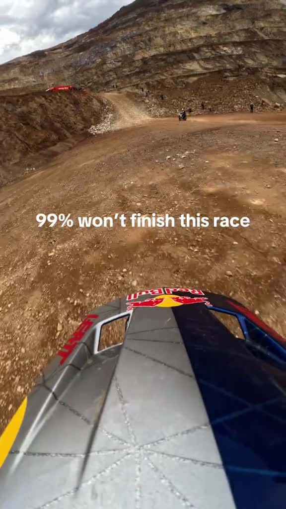 Cover for #GoProAthlete Jonny Walker was just 1 of 14 from the field of 1,049 to finish the @Redbullerzbergrodeo 🤘 #gopro #pov #moto #race created by GoPro with GoPro’s original sound