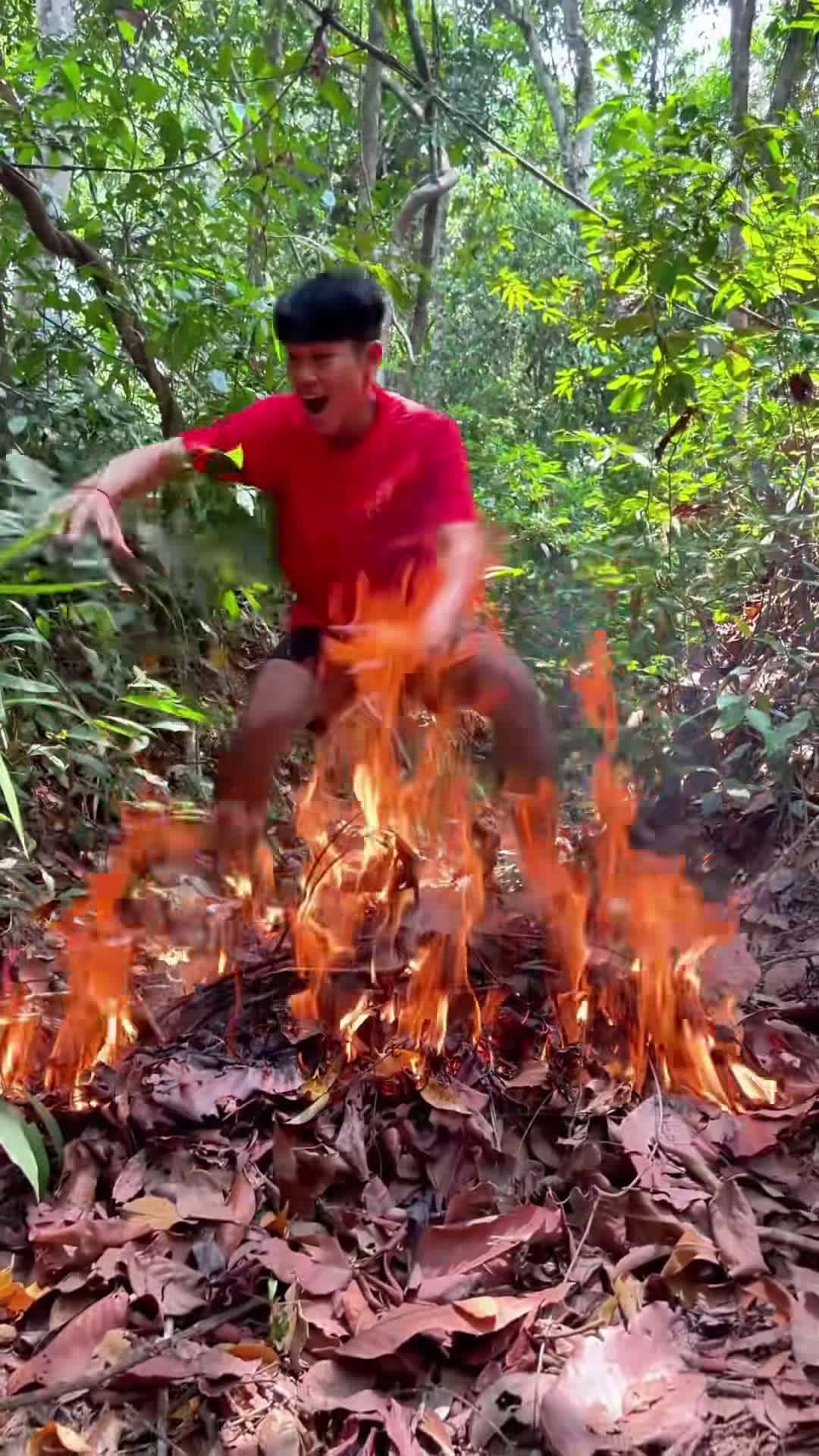 Cover for FIRE FIGHTER Secrets You Never Knew Existed! #camping #bushraft #survival #survivalskills #outdoors #forest #skills