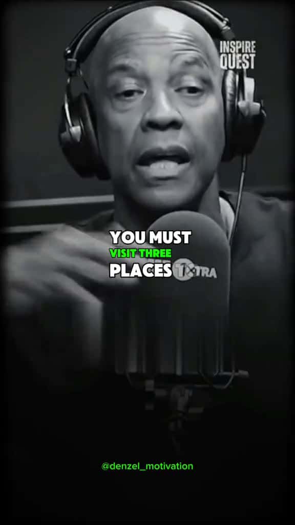 Cover for You Must Visit Three Places Denzel Washington Motivation .... . motivation quotes inspirat 85134 #followMe