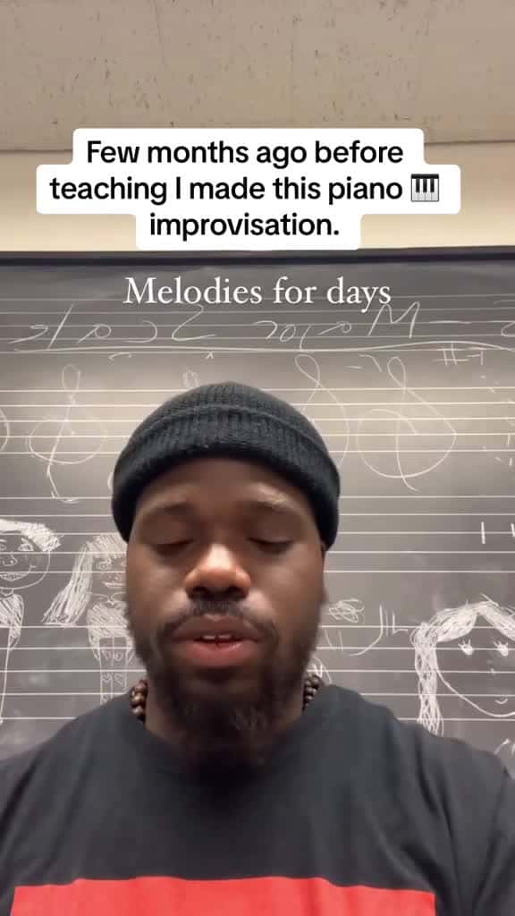 Cover for A piano improv from months ago, before I started teaching a student. What do you think? 🎹 #ClassicalPiano #PianoImprov #JazzImprov #TeacherLife