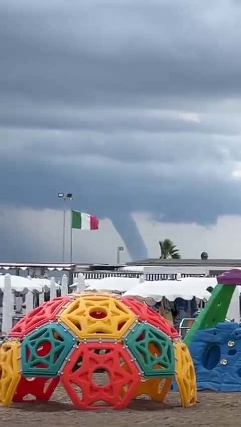 Cover for Sottomarina, Venice, Veneto, Italy - 02 August 2025 - Waterspout seen offshore during morning hours
