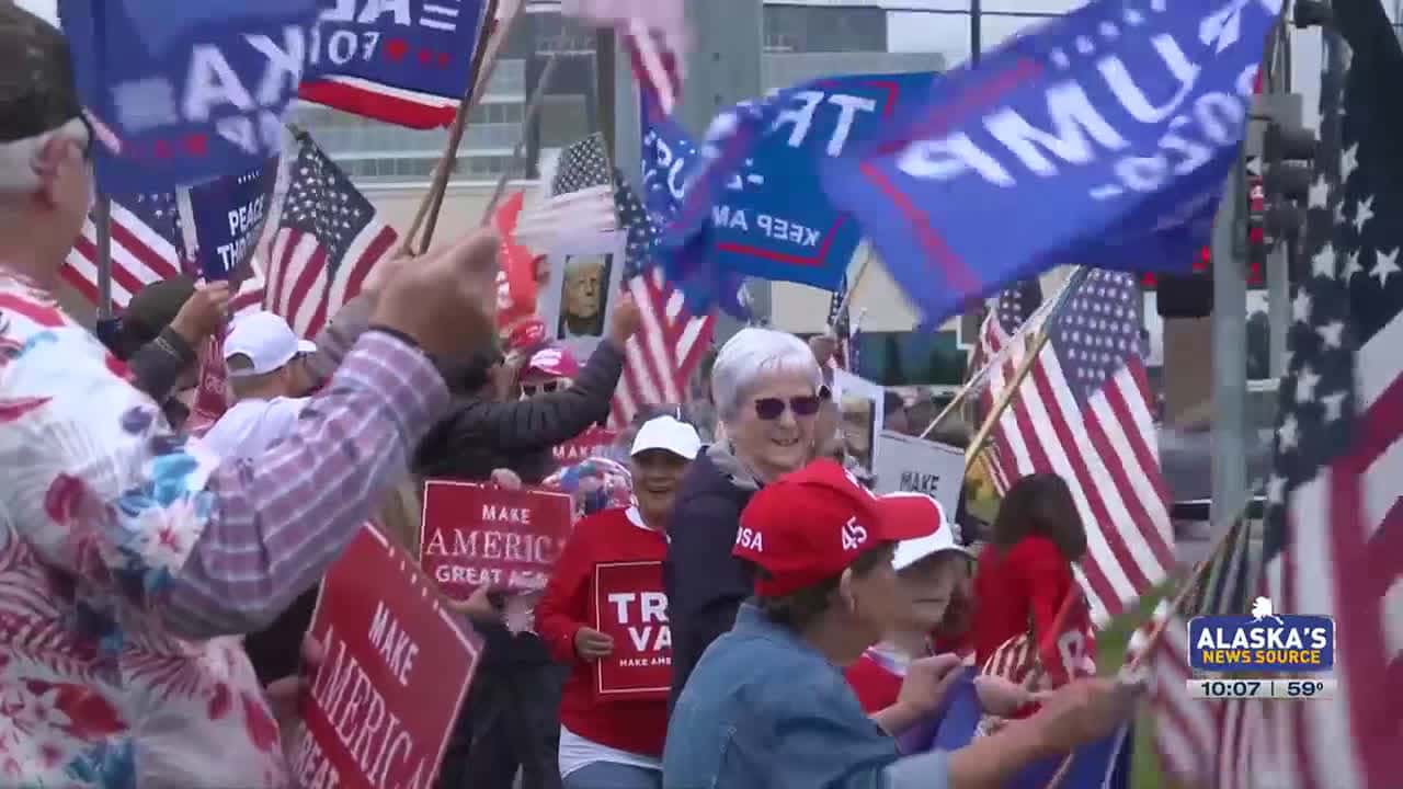 Cover for Protests, along with some support, greet Trump-Putin summit in Alaska