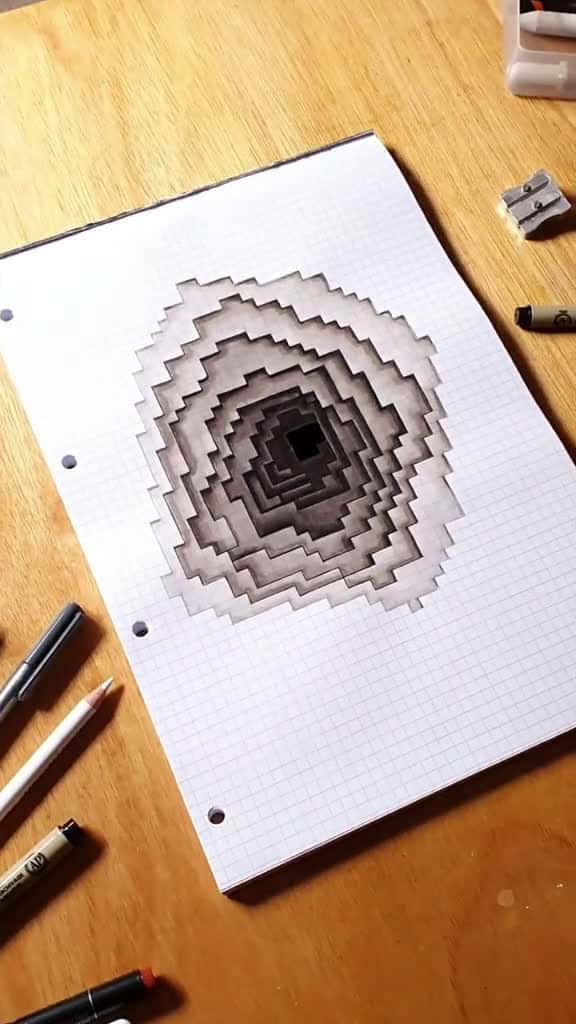 Cover for Drawing illusion is art drawing illusion foryou foryoupage 29542 #followMe