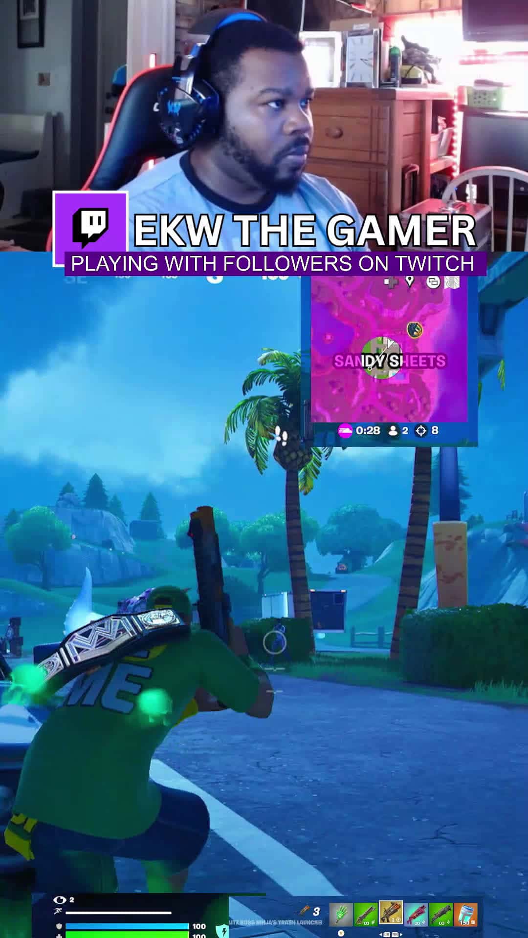 Cover for I threw a city on him #fortnite 