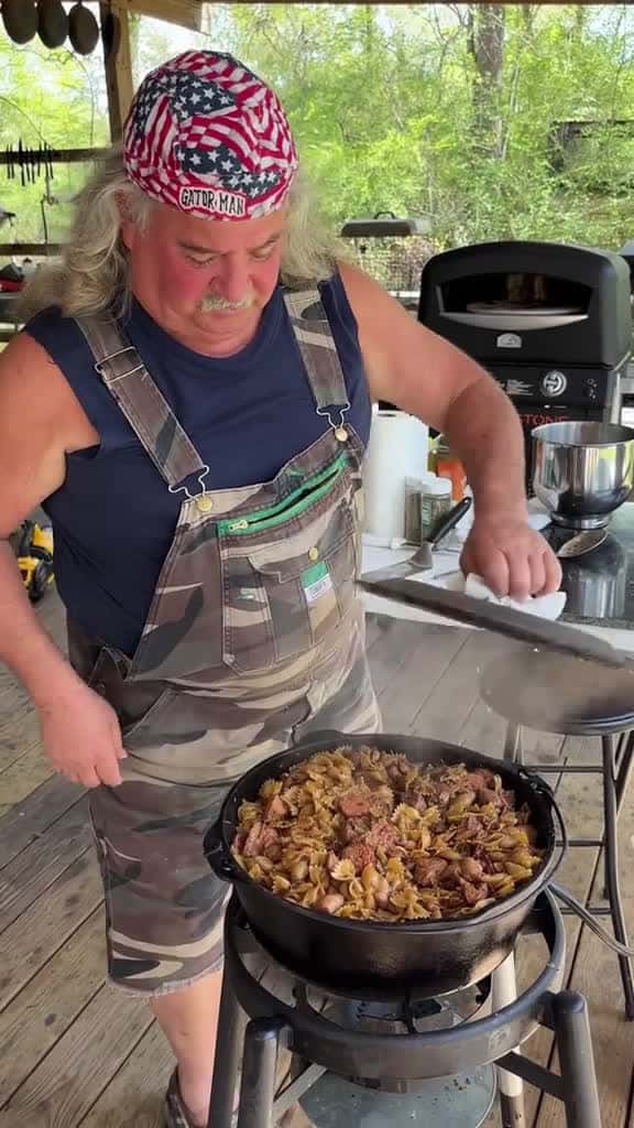 Cover for Pastalaya. Mrs. Janet s favorite cajun pasta jambalaya foodtiktok fyp louisiana swamp 37482 #trend