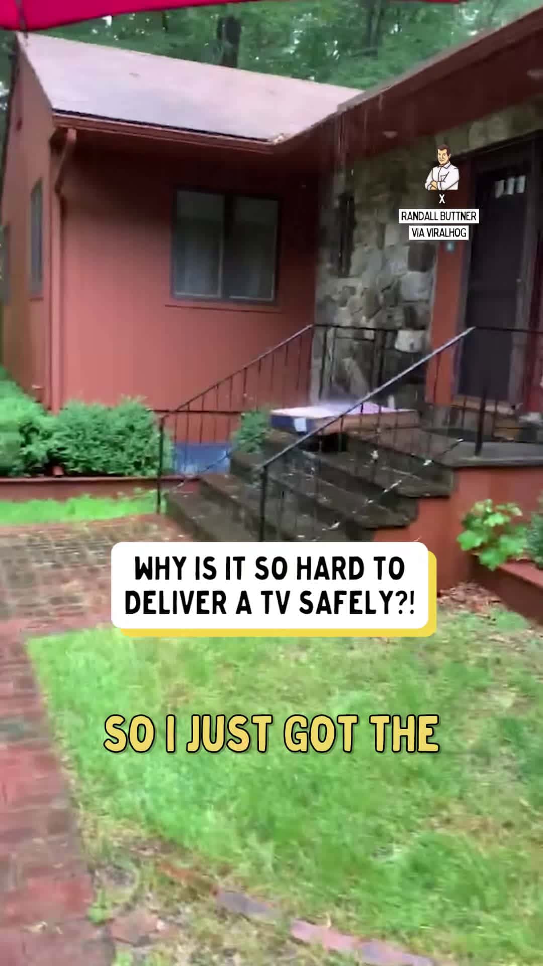 Cover for #TooFunnyToScroll New TV day didnt go as planned