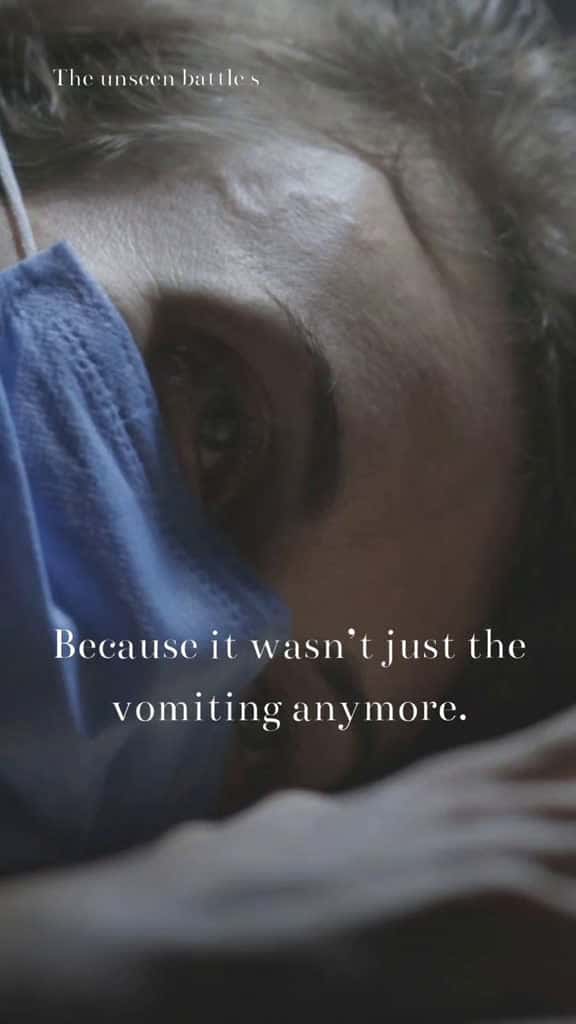 Cover for 💥 This isn’t just morning sickness. This is what it really feels like to survive Hyperemesis Gravidarum. 👁 “Because it wasn’t just the vomiting anymore. It was everything. My back. My legs. My stomach. My head. My fucking soul....
