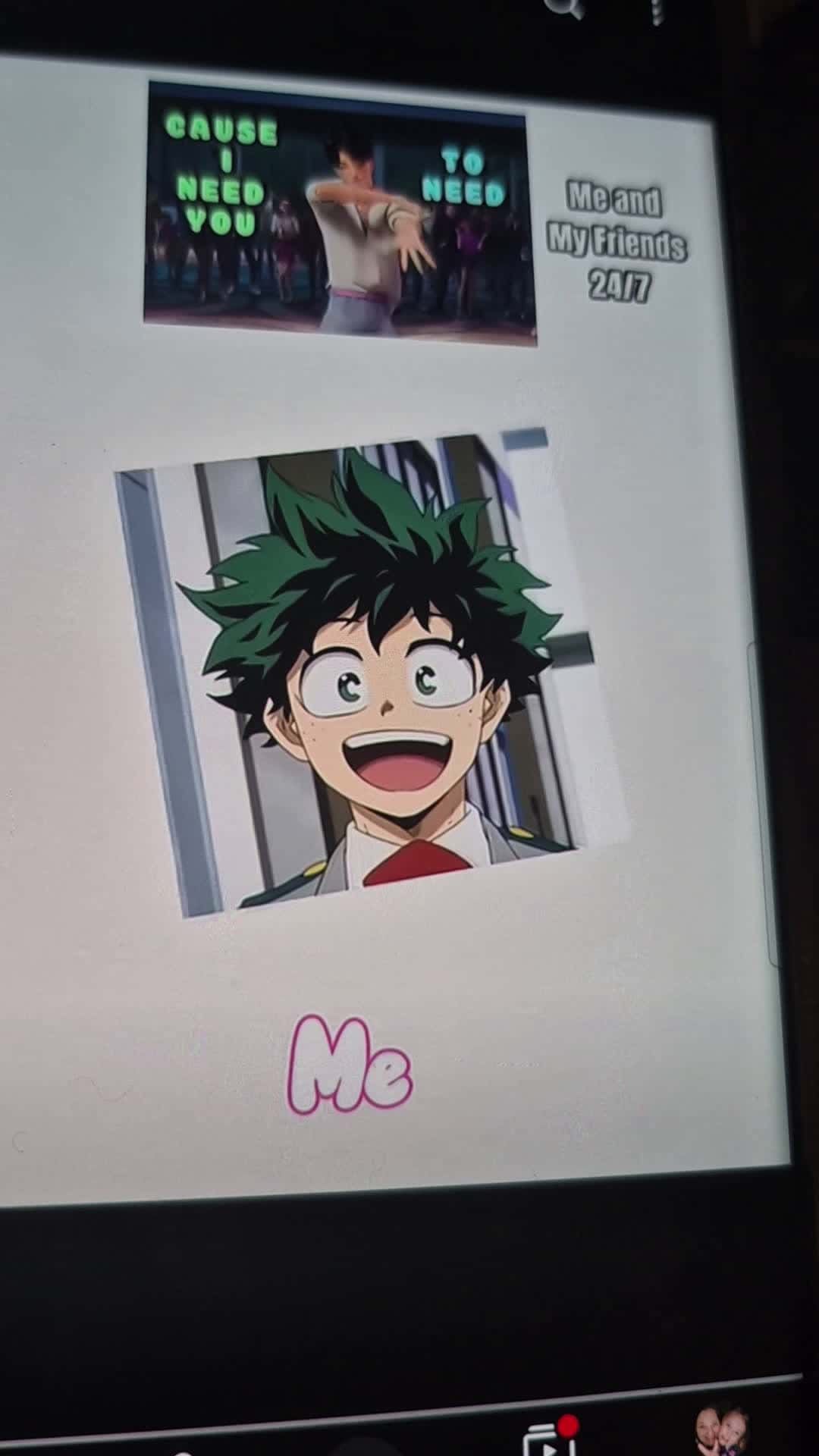 Cover for when mha the deku squad watched kpop demon hunter 