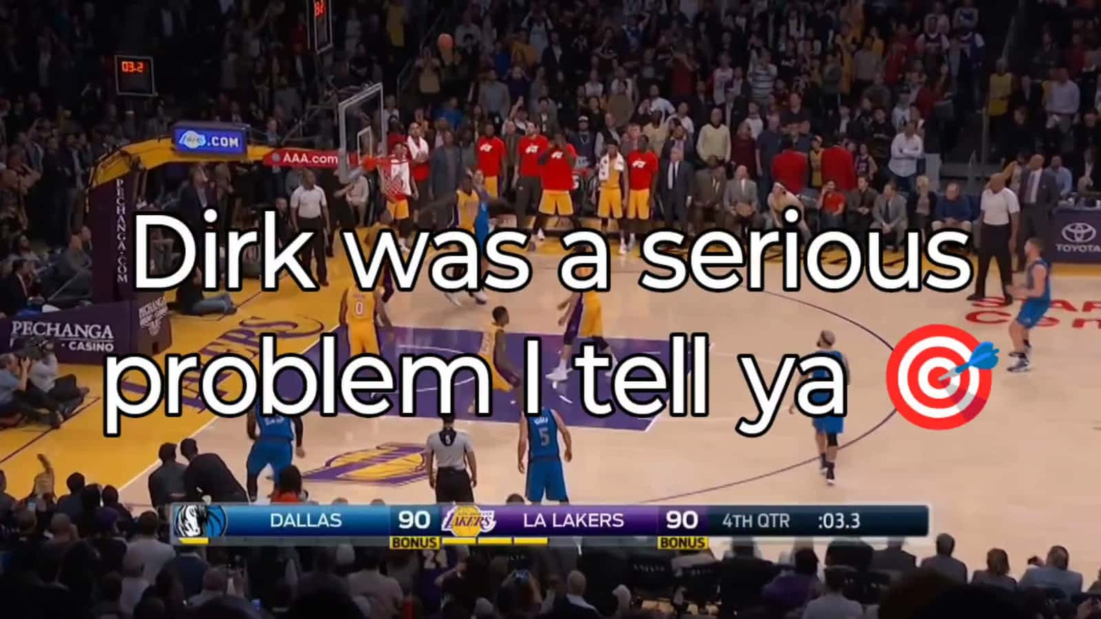 Cover for Dirk was a serious problem #nba #nbabasketball  #nbaplayoffs 