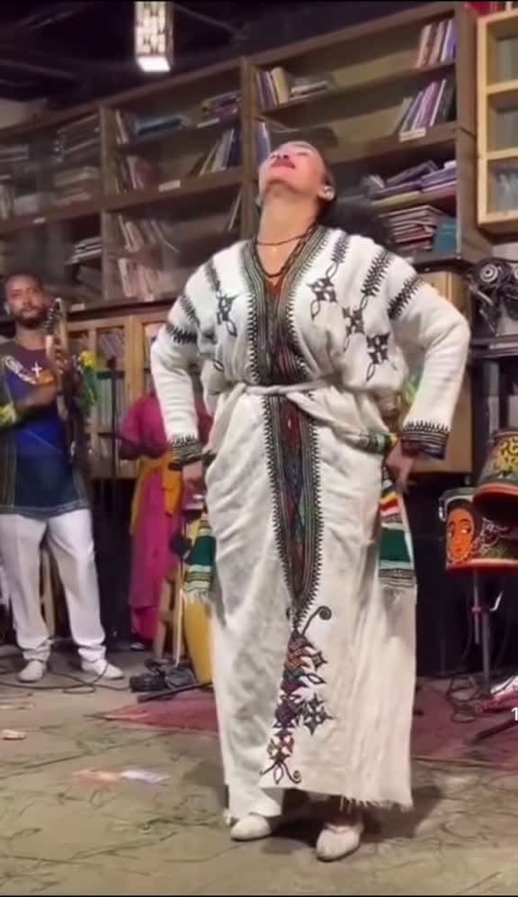 Cover for the traditional ethiopian dance known as eskista. originating from the city of gonder, this dance is performed by people of all ages from the amhara ethnic group and holds deep cultural significance. the dance is categorised by intense shoulder rolls, chest jilts and neck thrusts. head to trippin.world to learn about more cultures around the world #ethiopiandance #ethiopia #culturaltraditions #traditionaldances #gonder #eskistadance #discoverontiktok