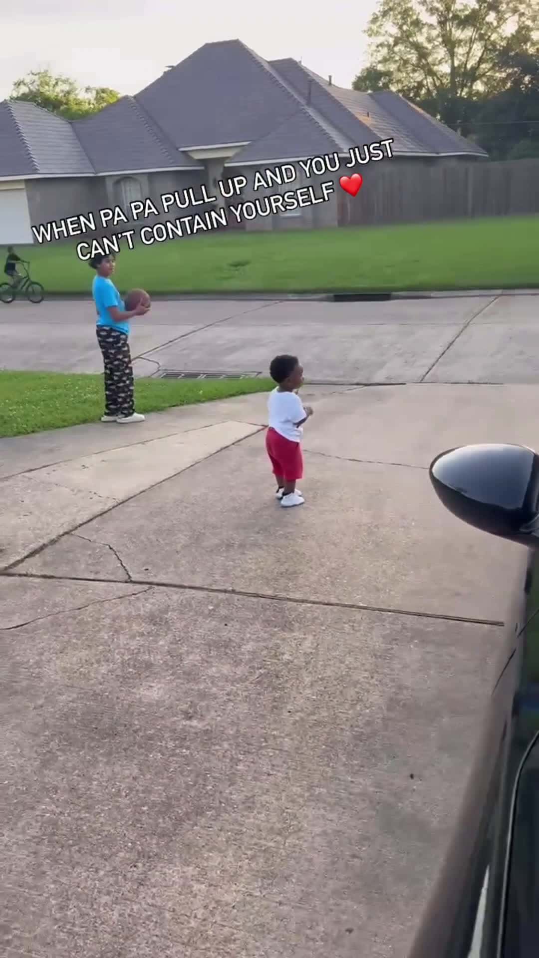 Cover for Daddy boy...his reaction priceless.#firstvideochallenge #father#kids#fyp