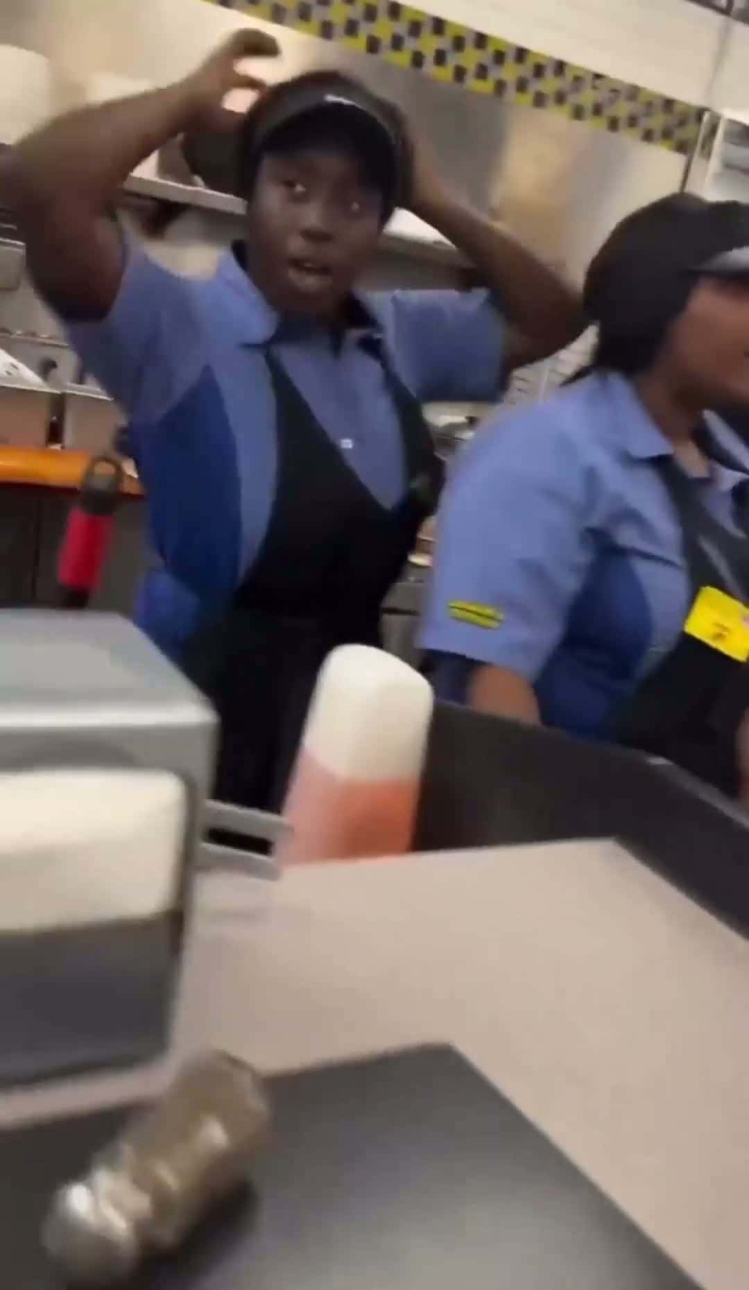Cover for Ratchet Wafflehouse fight!#CaughtOnCamera #fight #knockout #sleeping #sleep #fade #drunk #punch #police #officer #policebrutality #viral #viralvideo #dead #die #WildestKarenKen #ghetto #hood #fyp