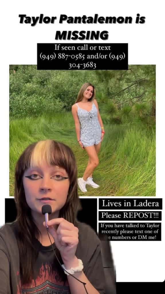 Cover for A follower asked me to post their missing friend, 16-year-old Taylor Pantalemon. #missing #foryou #missingchild #california #CorollaCrossStep