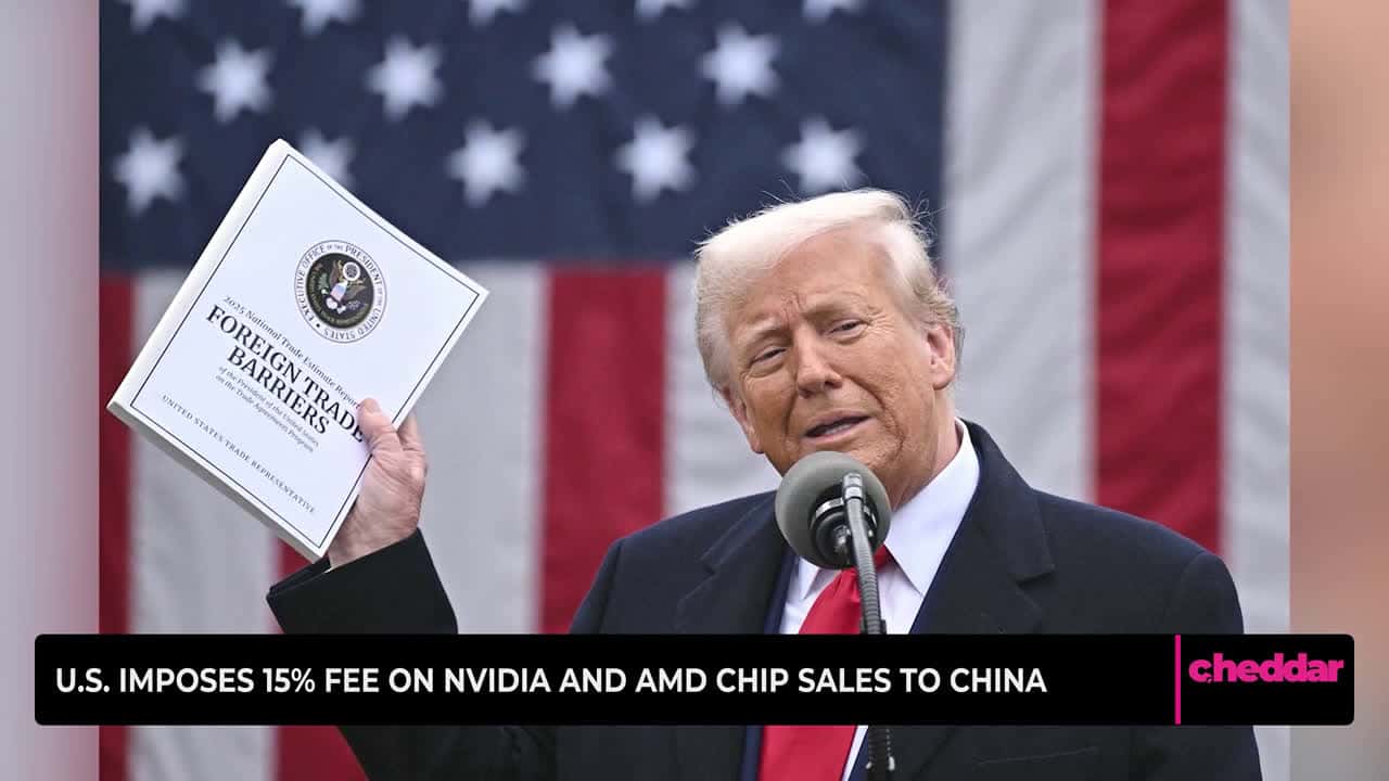 Cover for U.S. Imposes 15% Fee on Nvidia and AMD Chip Sales to China