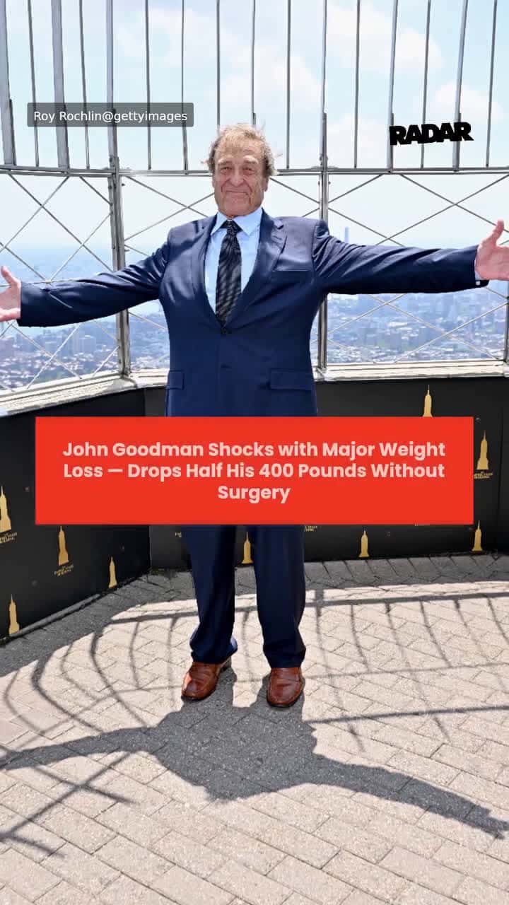 Cover for John Goodman is half the man he used to be. The Roseanne alum has lost an amazing 200 pounds, and even more impressively, he did it the old-fashioned way, without Hollywood diet drugs or bariatric surgery. Link in bio for detai...