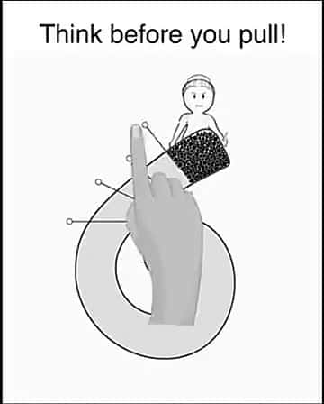Cover for think before you pull