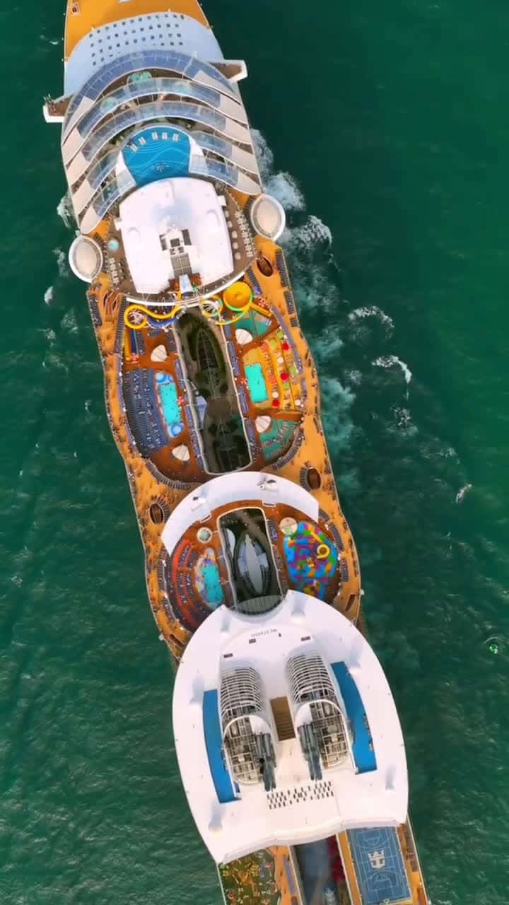 Cover for Floating City 🤯 #cruise #symphonyoftheseas
