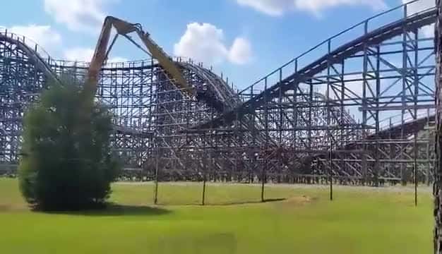 Cover for Thunder Road was demolished 10 years ago! August 13th 2015. #carowinds #thunderroad #rollercoaster #fyp #viral  created by 🅲🅰🆁🅾🆆🅸🅽🅳🆂 𝐅𝐚𝐧𝐬 with 🅲🅰🆁🅾🆆🅸🅽🅳🆂 𝐅𝐚𝐧𝐬’s original sound
