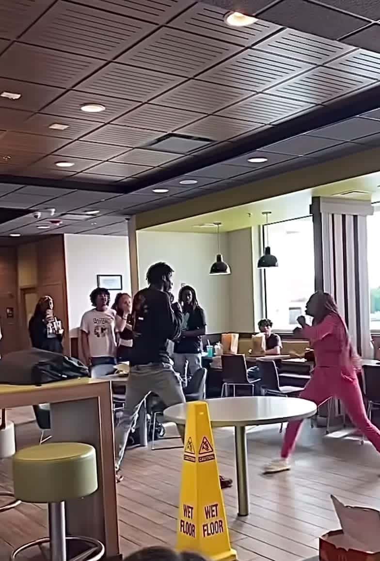 Cover for McDonald’s fight over fry’s #hoodfights #hoodlife #hood #fights #fight #funnyfight #funny