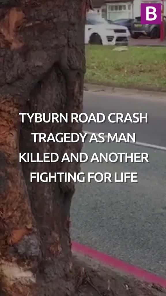 Cover for Tyburn Road crash tragedy as man killed and another fighting for life erdington birmingham 51264 #nicevideo