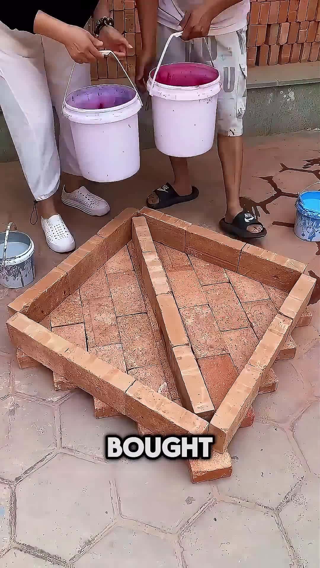 Cover for These brothers built an incredible fish tank out of bricks and cement #fyp 