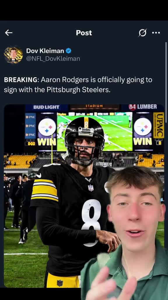 Cover for Aaron Rodgers Joins Steelers: Impact and Insights
