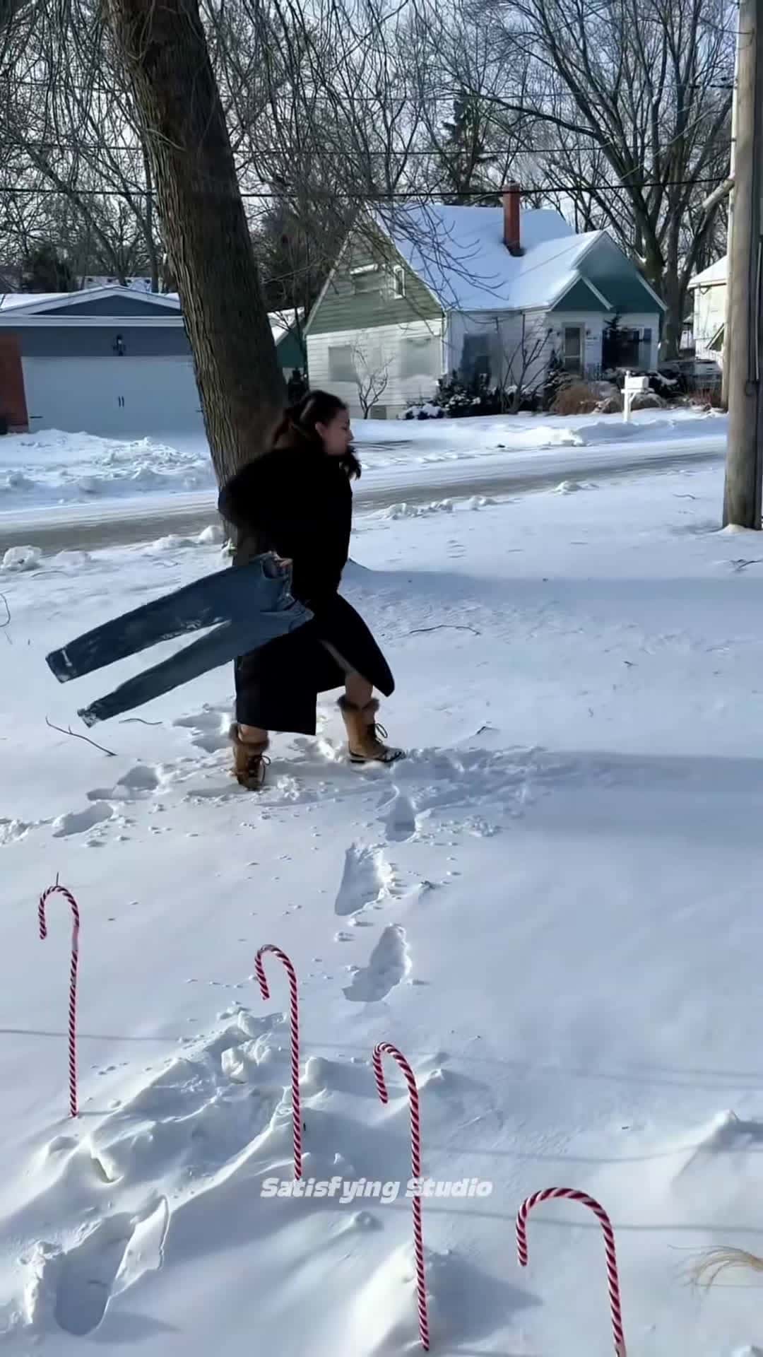 Cover for #OddlySatisfying snow is life #satisfying #viral #satisfyingvideos