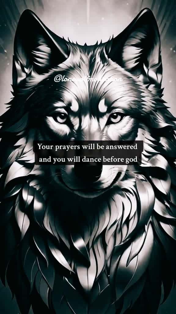 Cover for Your prayers will be answered - Lone Wolf Motivation  . . . dailyprayer lifelesso 04257 #nicevideo