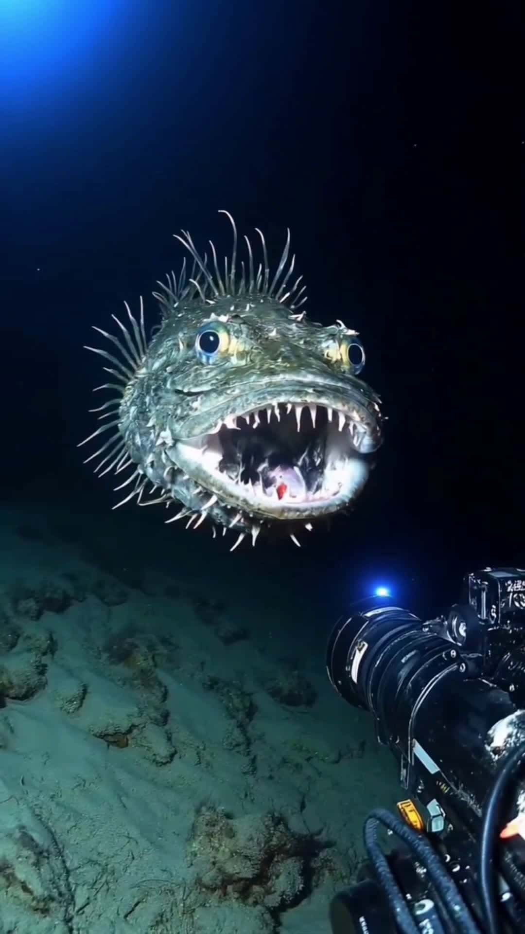 Cover for In the Depths of the ocean 🌊 😳👀 #scary  #ocean  #nature  #science  #scoopz #FirstVideoChallenge